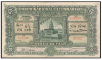 Portuguese India Bank Note – Premium Cut