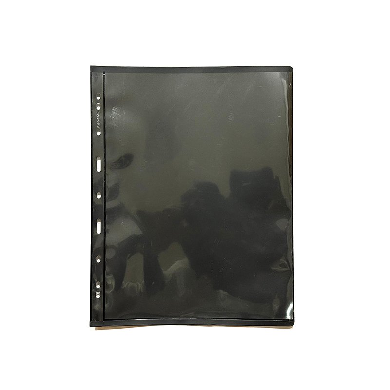1 Compartment Grande Black Album Sheets for Banknotes - Large Size (Pack of 10 Sheets)